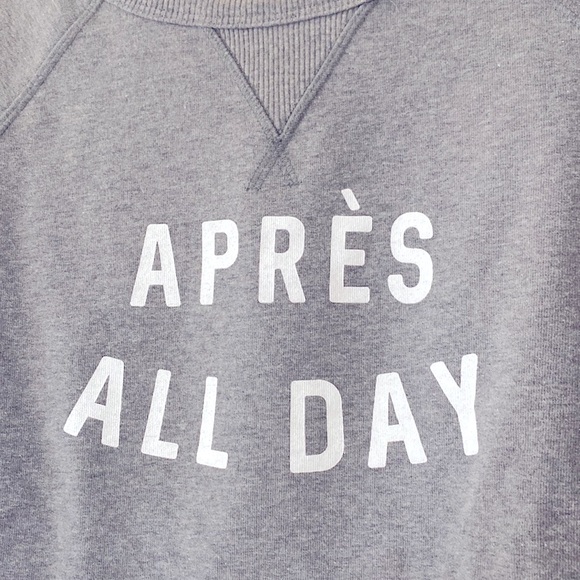 Après all day grey sweatshirt size M - Picture 2 of 5